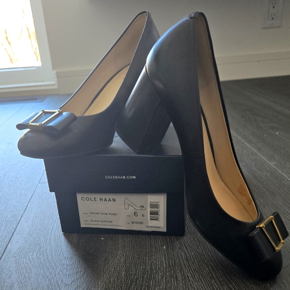 Cole Hann Black Heels